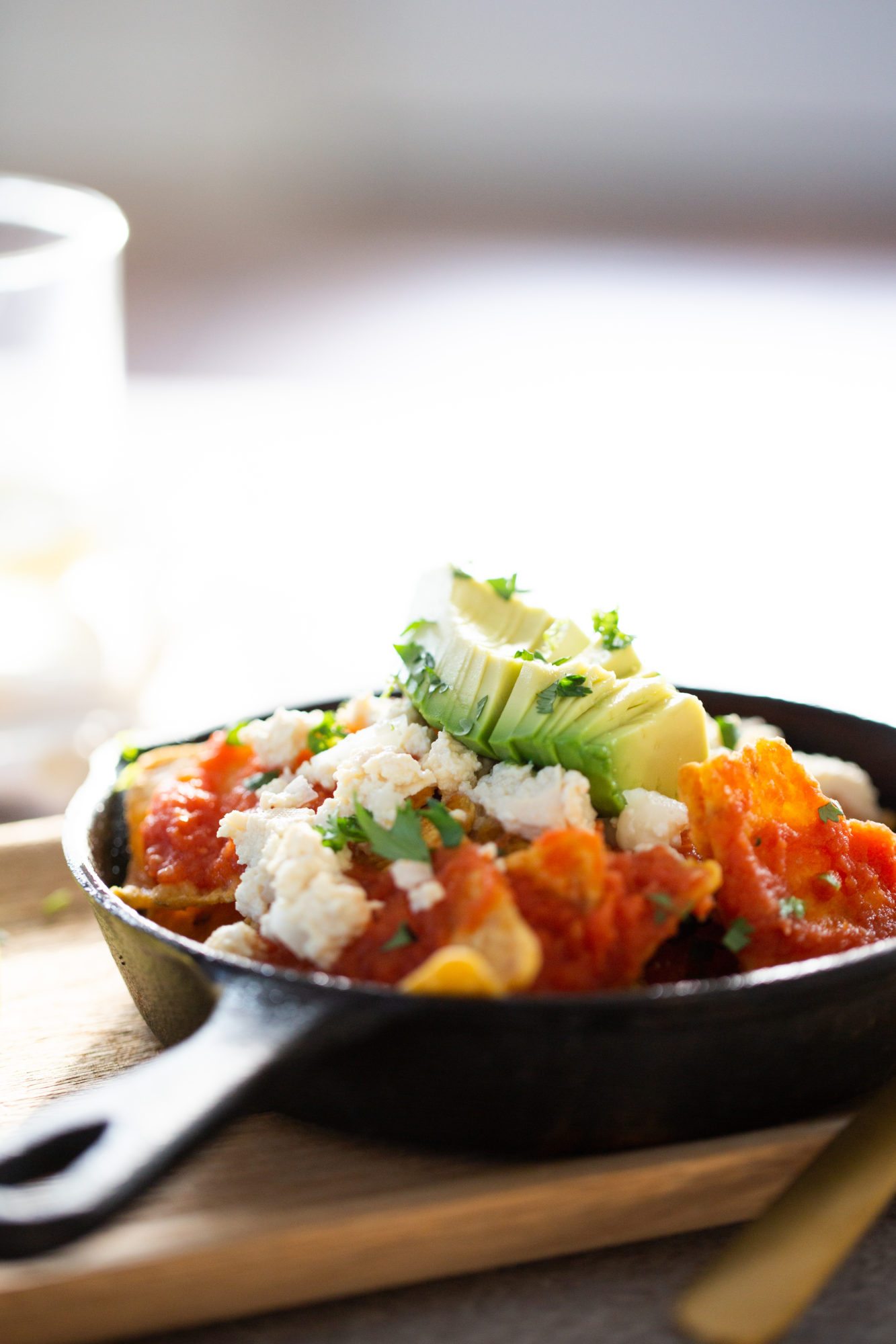 vegan chilaquiles