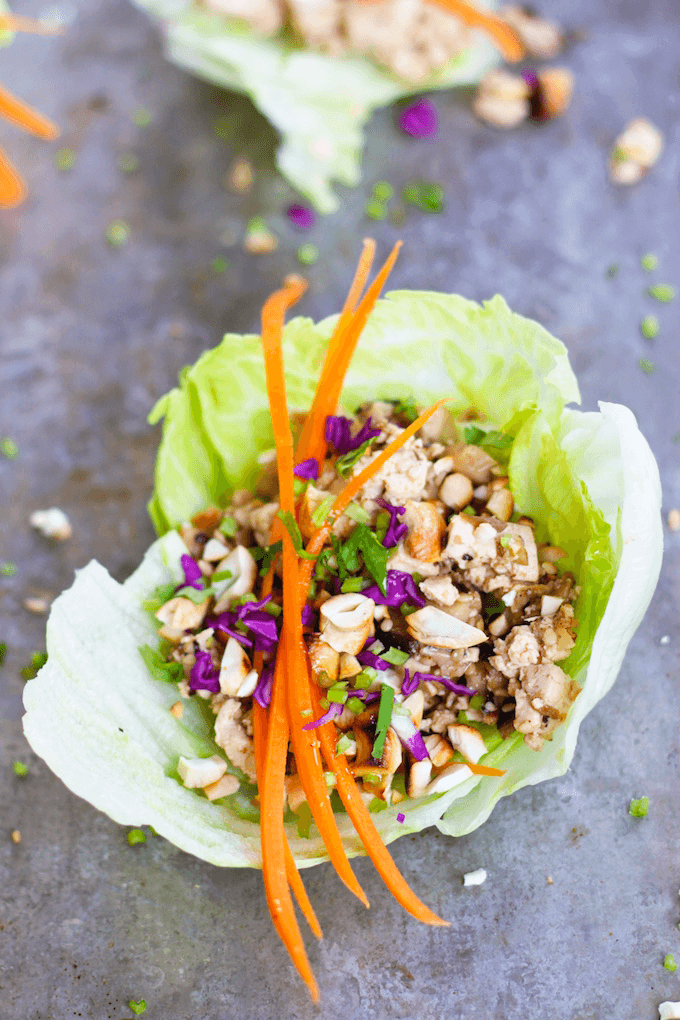 VEGAN ASIAN LETTUCE WRAPS