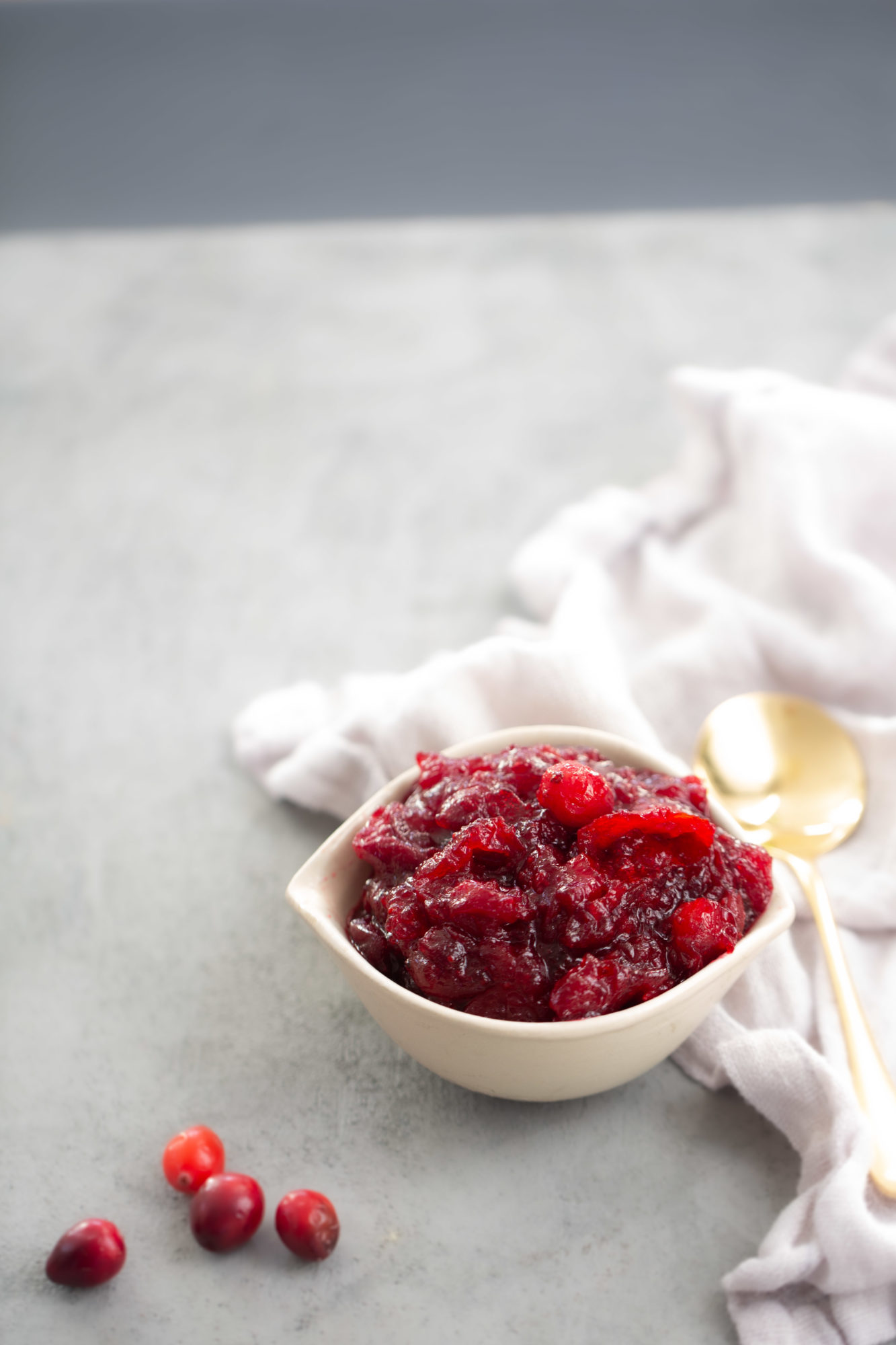 homemade orange cranberry sauce.