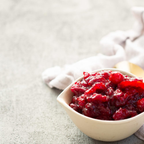 Cranberry sauce