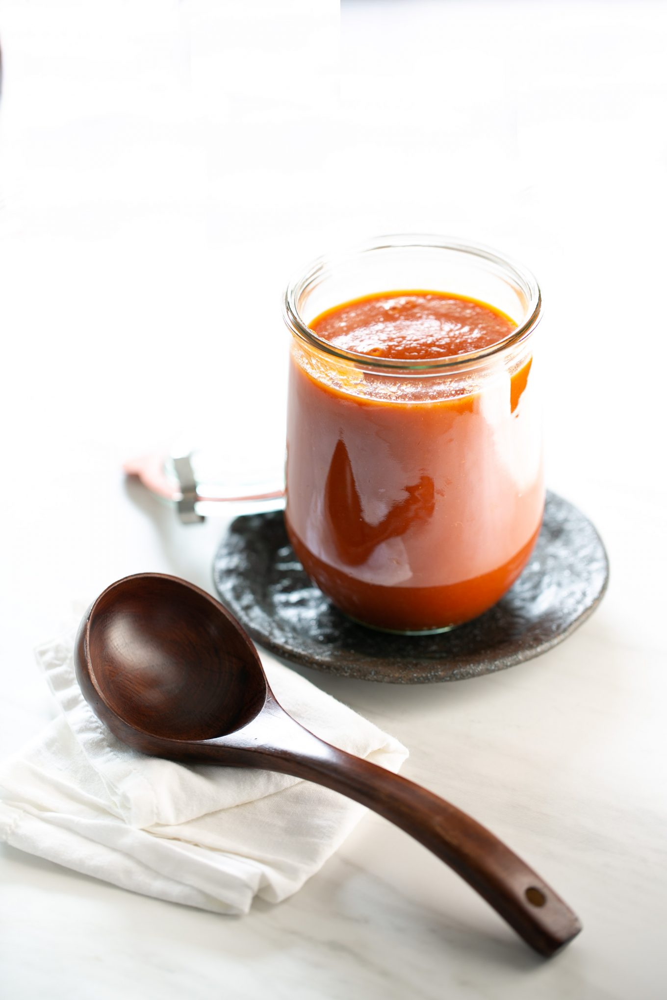 Vegan homemade red enchilada sauce