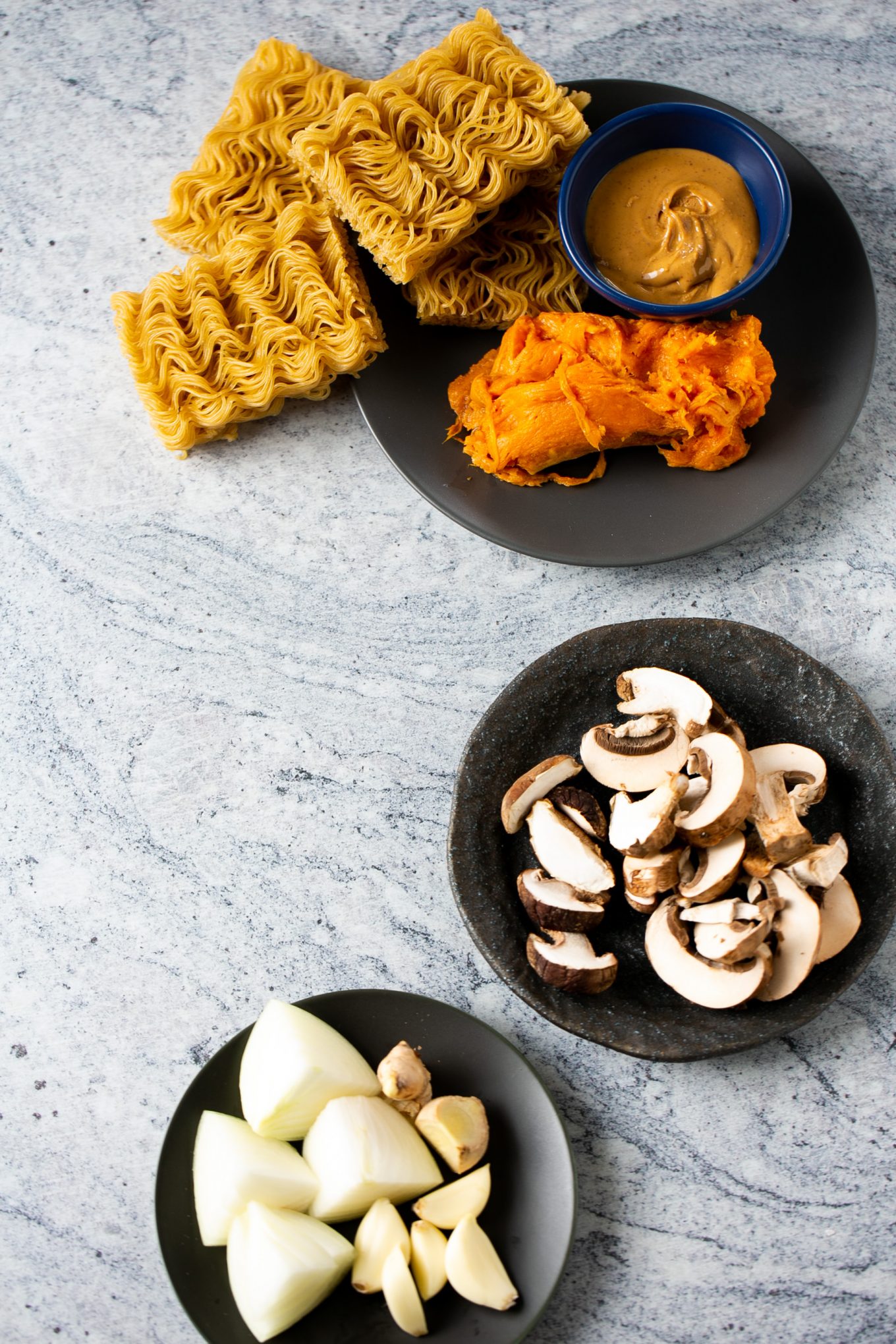 ingredients to make vegan ramen at home