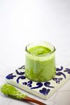 Creamy avocado salsa verde