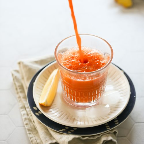 CARROT CUCUMBER AND APPLE JUICE