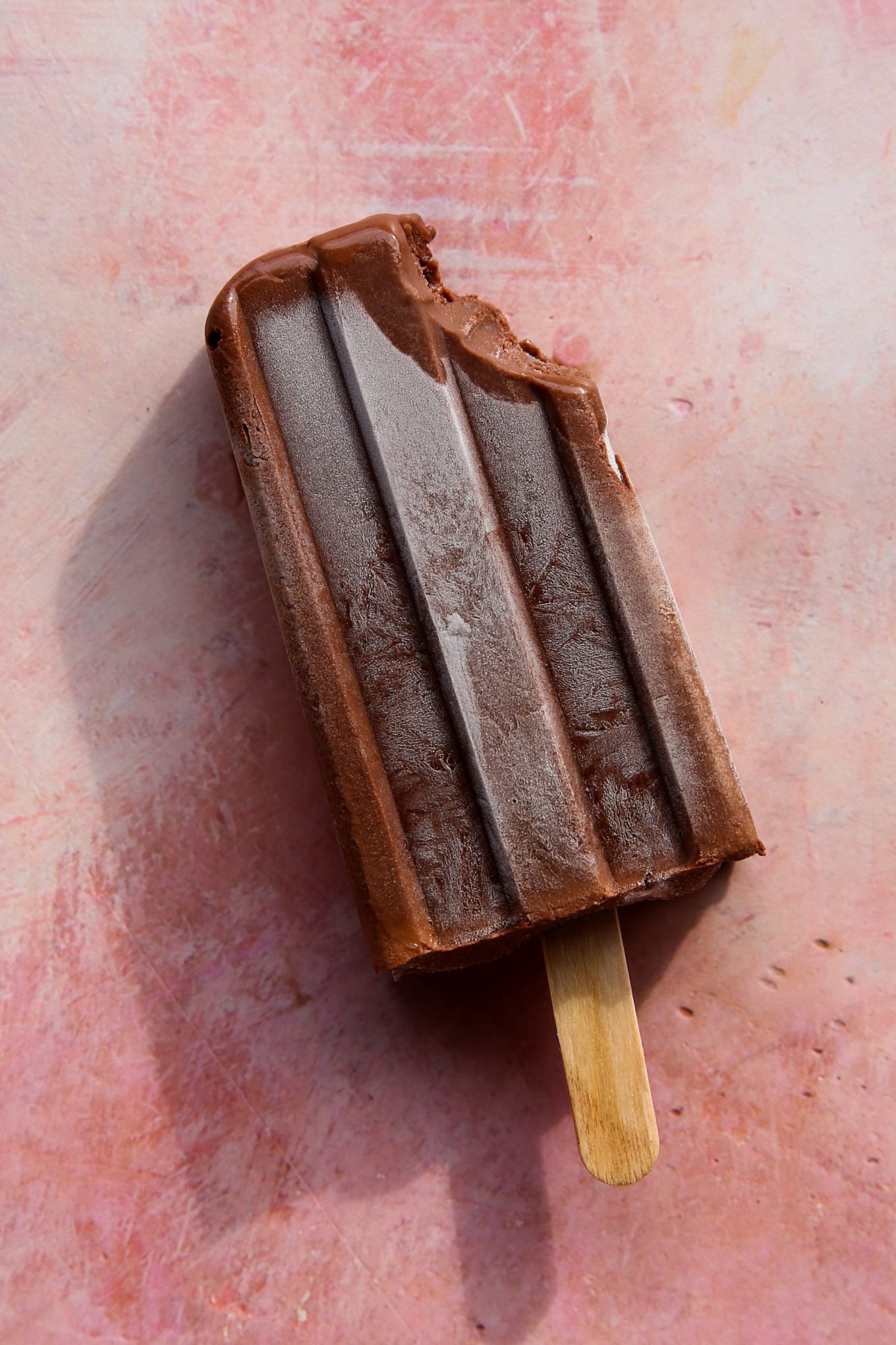 vegan chocolate ice pop
