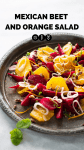 Christmas mexican beet salad