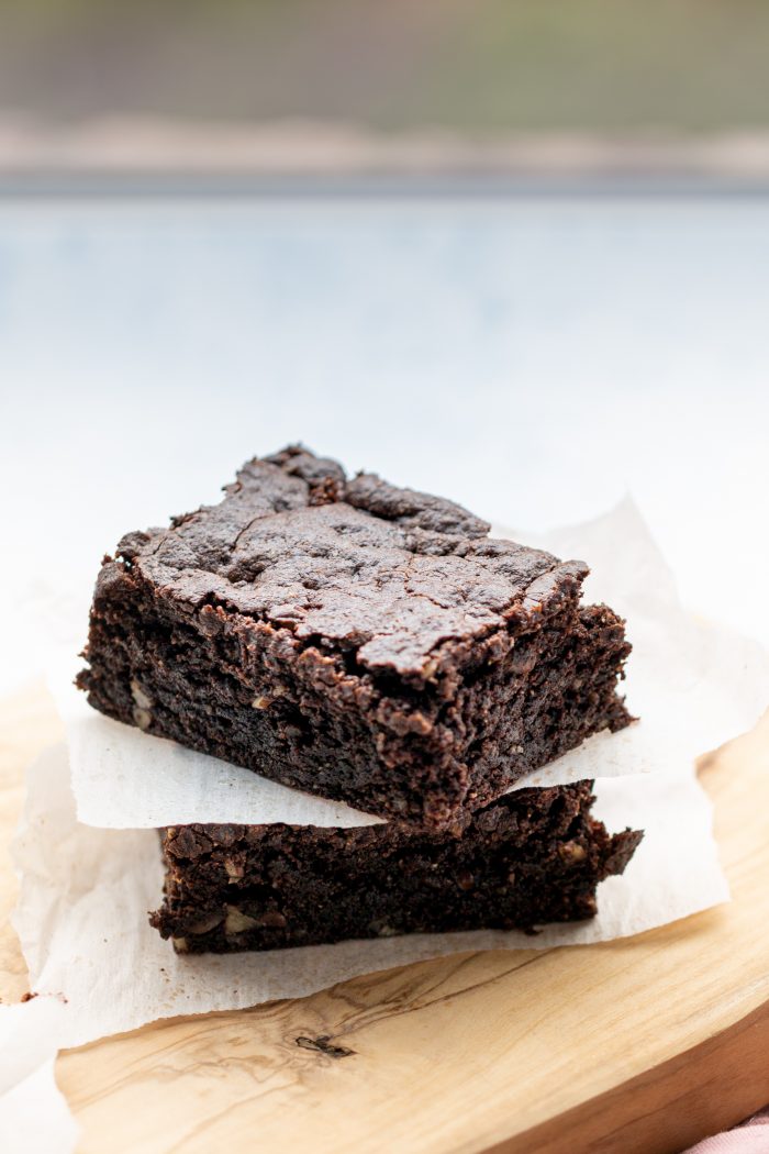 vegan flourless brownies