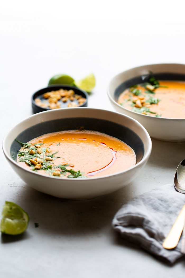 vegan red lentil soup