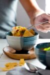 Mexican calabacitas, corn, and tomato soup