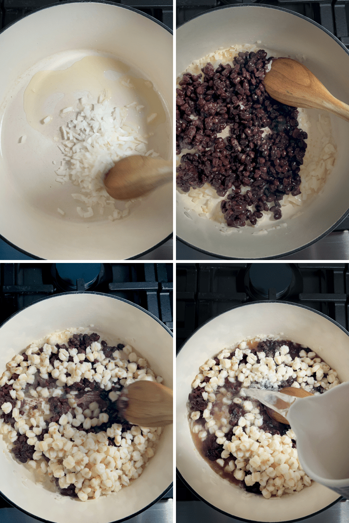 pozole and black bean soup