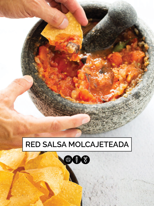 RED SALSA MOLCAJETEADA