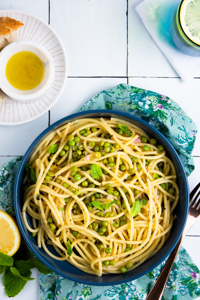 pasta with peas