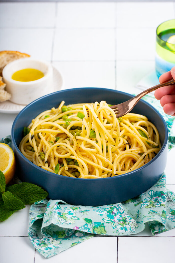 pasta with peas