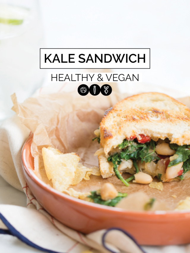 HEALTHY VEGAN KALE SANDWICH