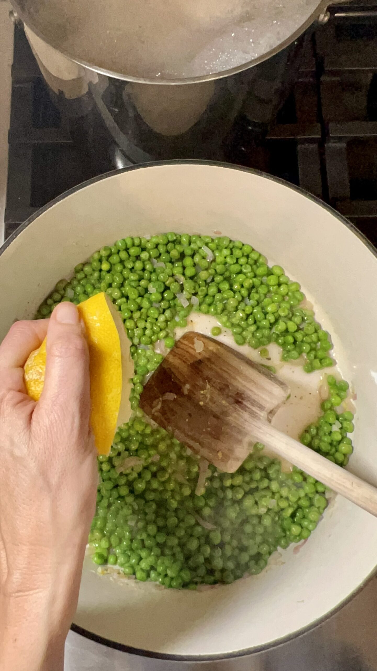 pasta with peas