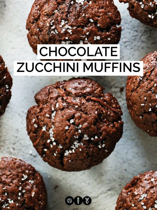 CHOCOLATE ZUCCHINI MUFFINS