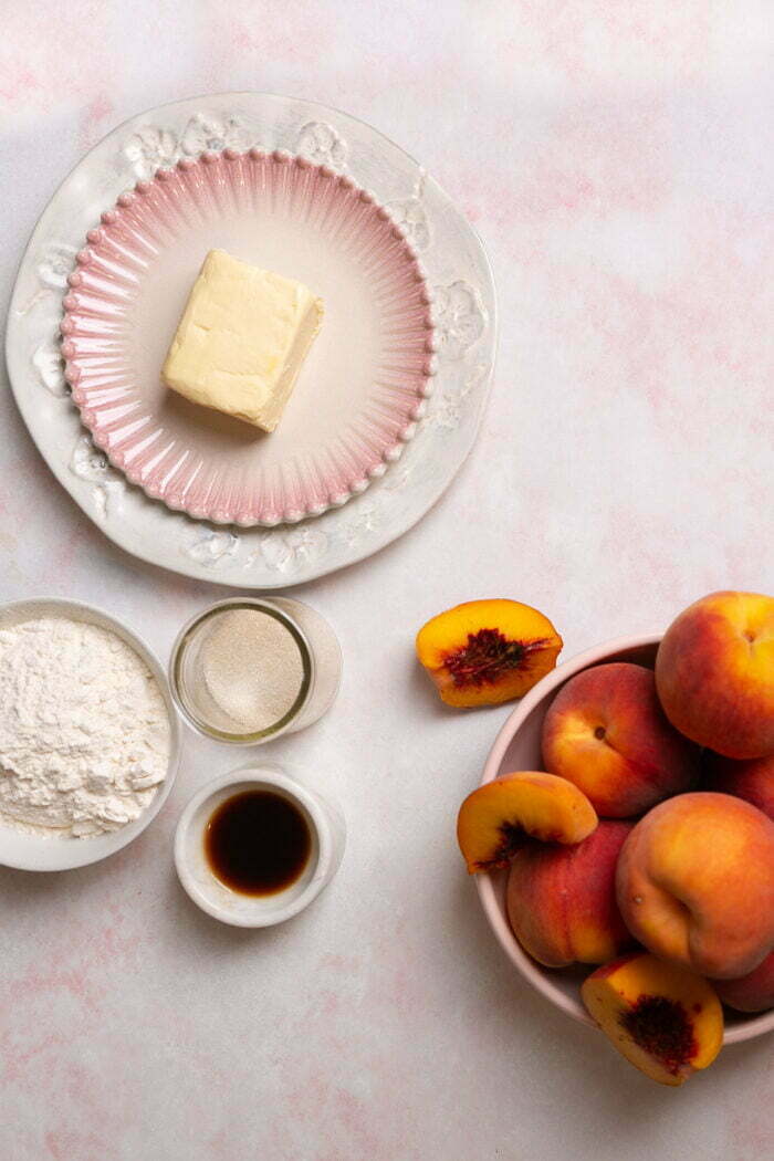 peach galette