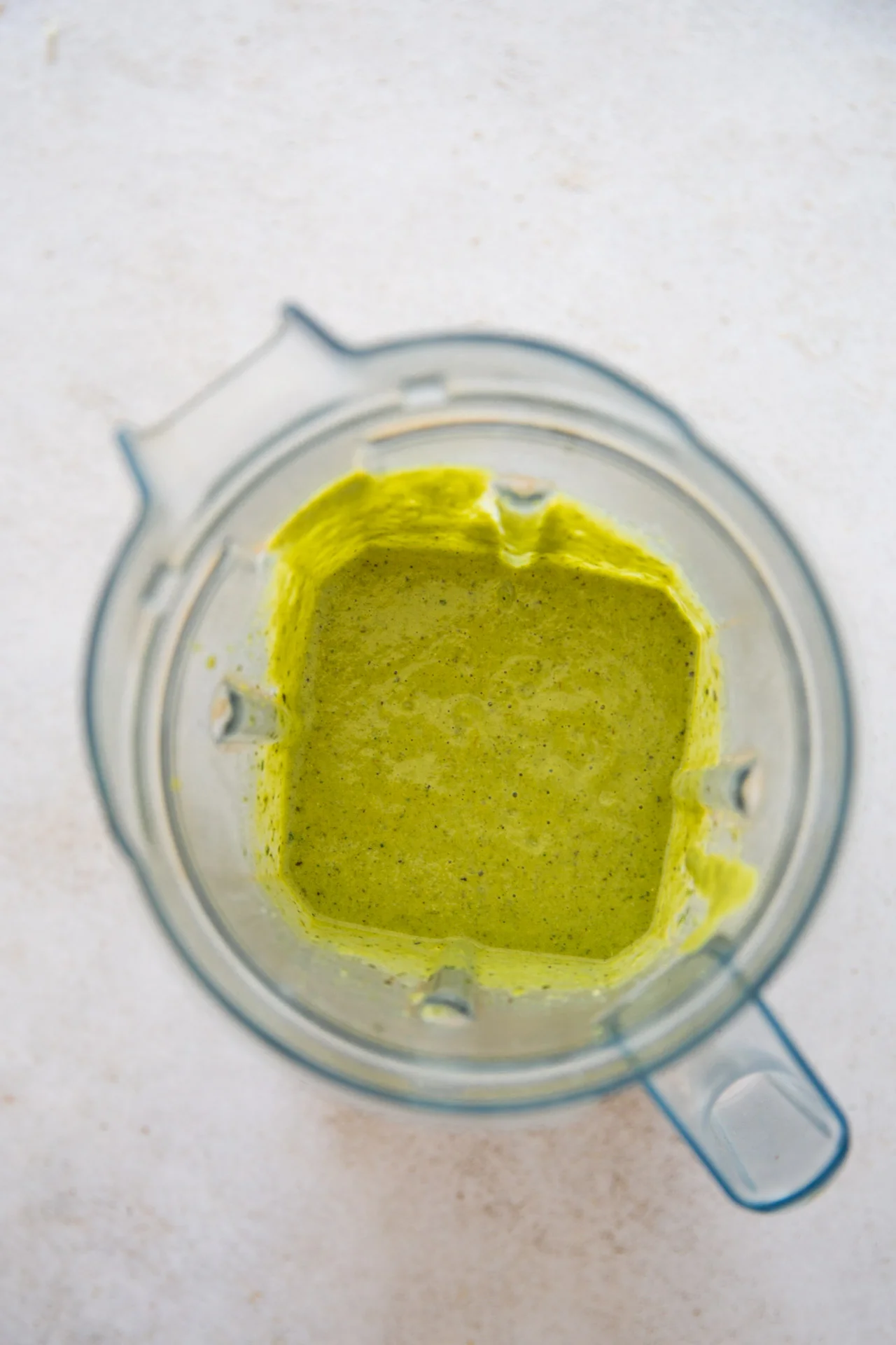 cashew poblano crema in the blender