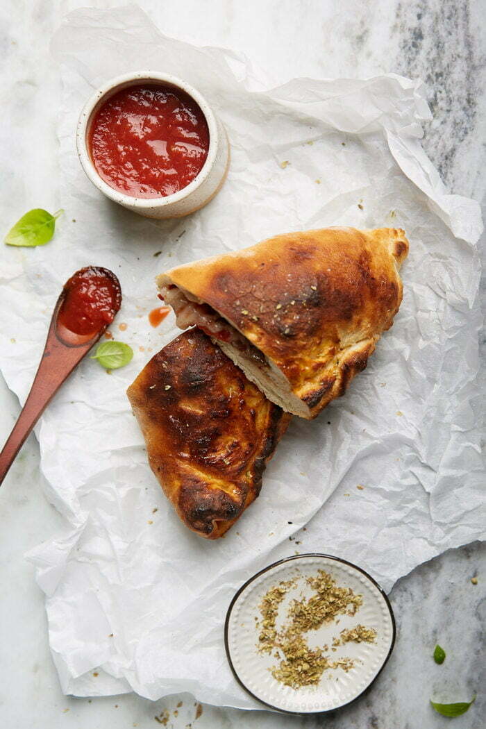 Air Fryer calzone, under 30 minute recipe Ale Cooks