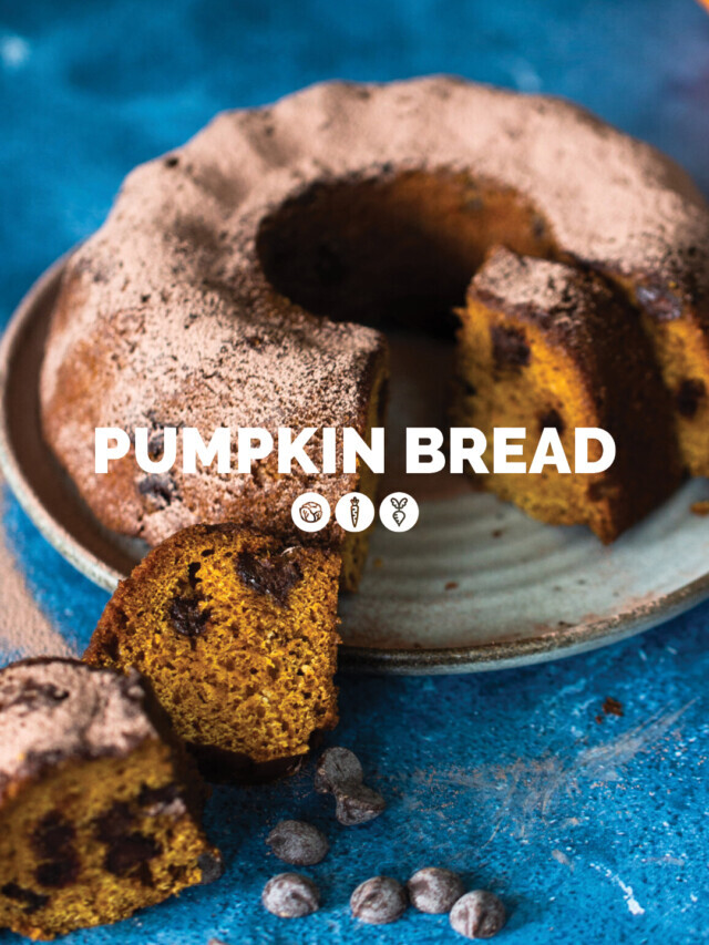 PUMPKIN BREAD WITH CHOCOLATE CHIPS