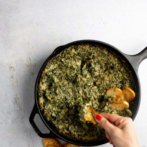 vegan artichoke spinach dip 11