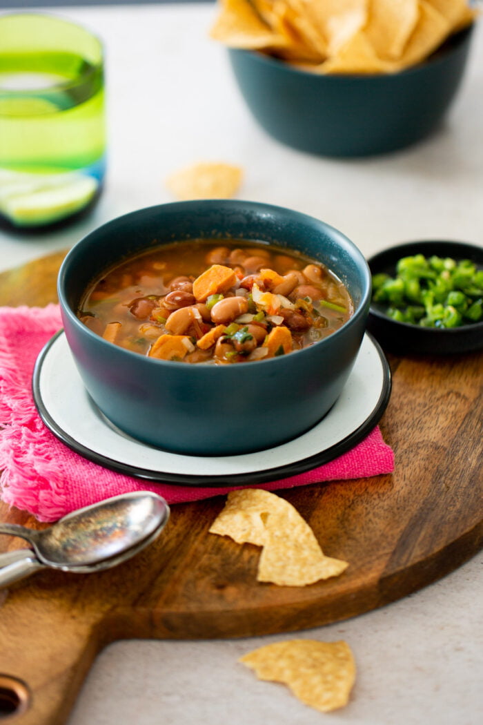 vegan frijoles charros 11