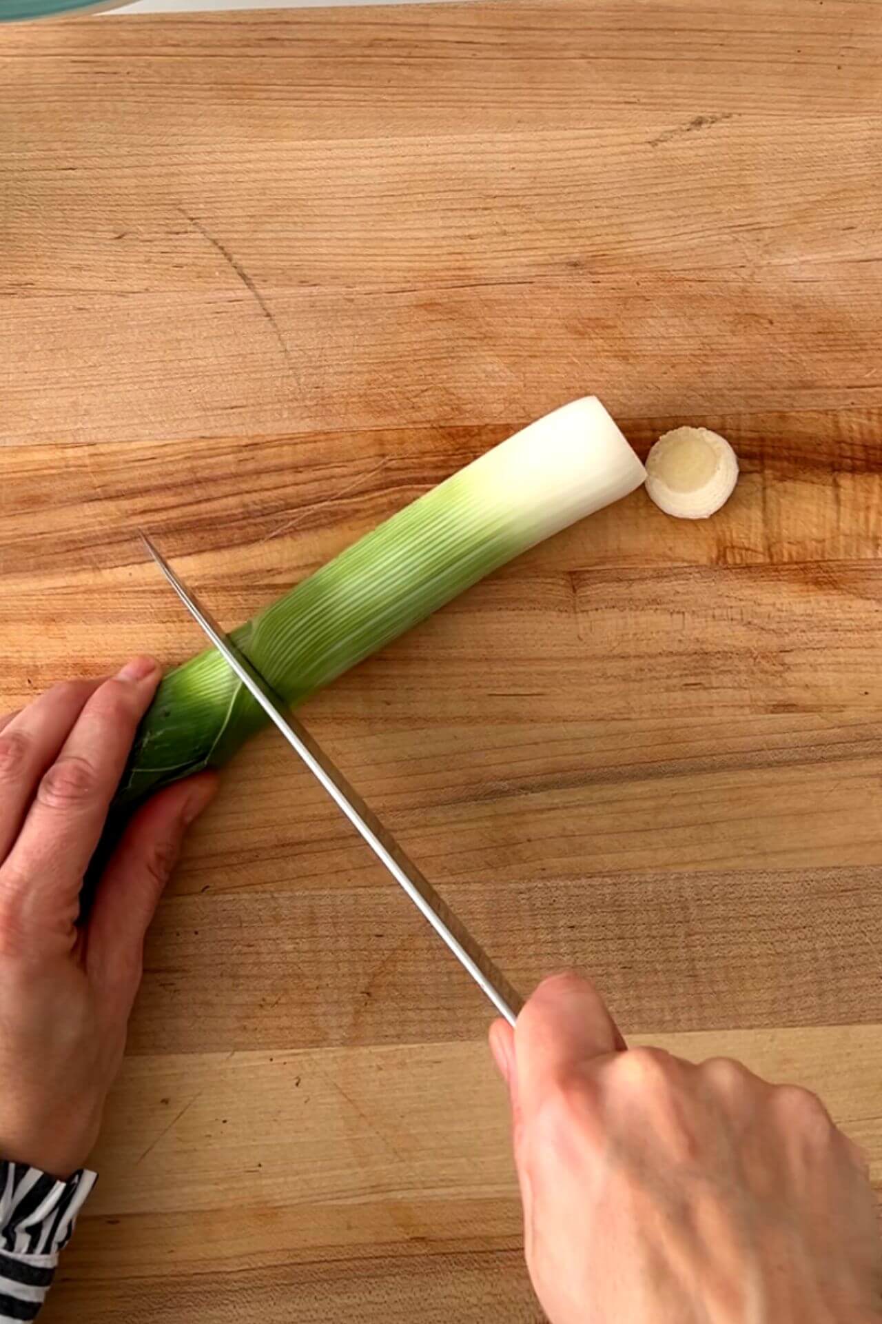 cutting leeks1