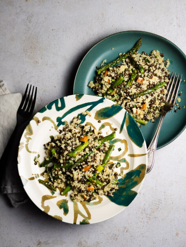 LENTIL SALAD WITH QUINOA