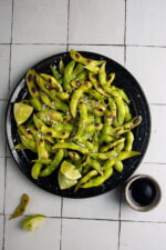 Roasted edamame, delicious