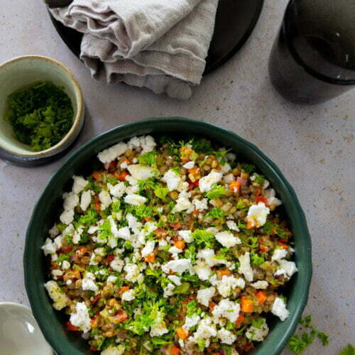 vegan lentil salad 2