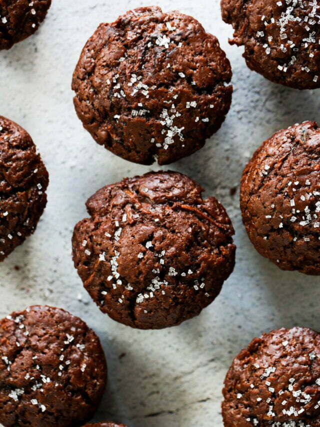 Muffins de chocolate con zucchini