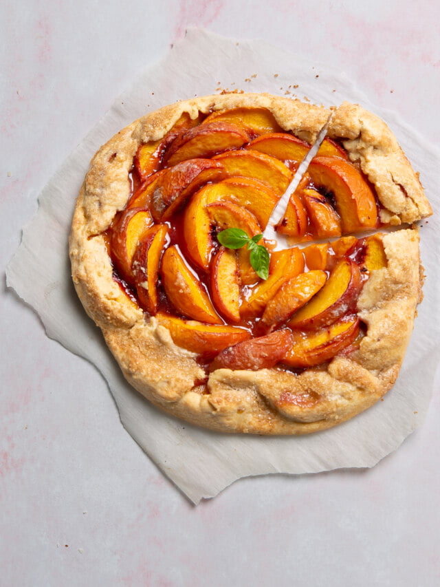 Vegan Peach Galette