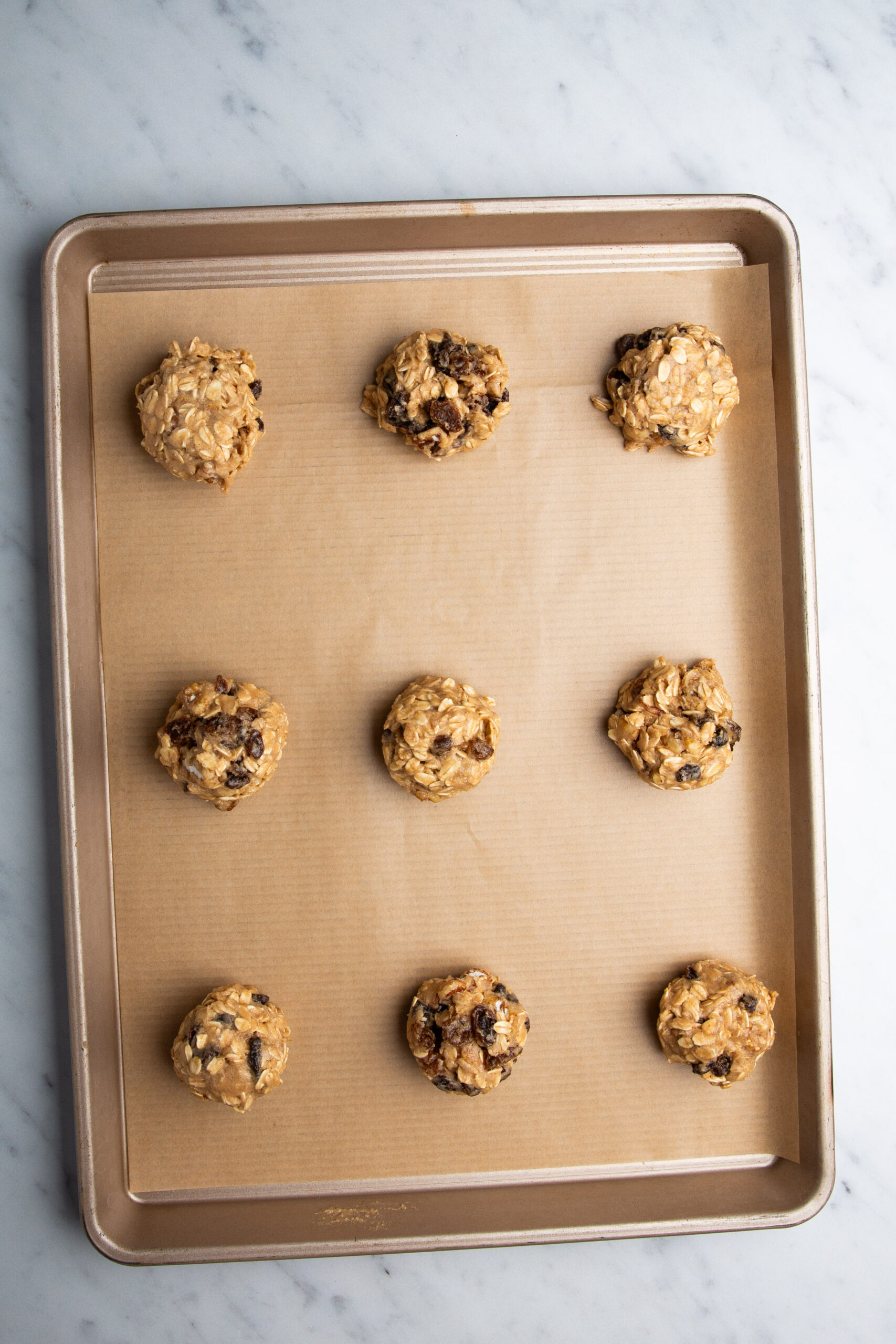 Delicious baked oatmeal cookies.