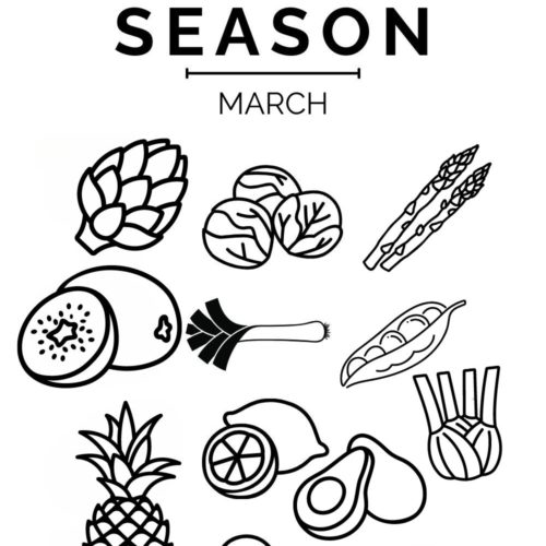 What's in season in March?