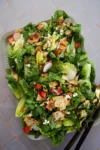 Fattoush Salad (Crispy Pita + Tangy Dressing!)